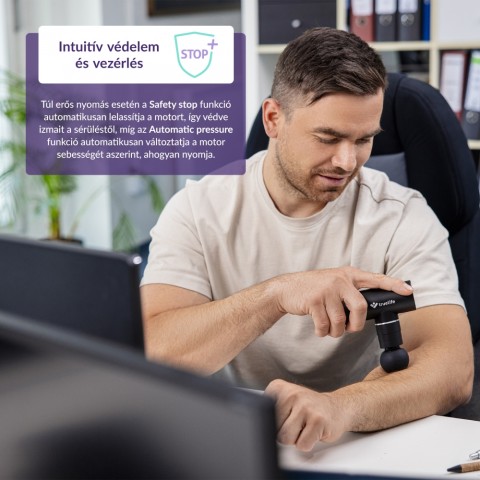 TrueLife RelaxGun G6 Metal Masszázspisztoly