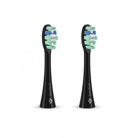 TrueLife SonicBrush Clean-series heads Standard black 2 pack pótfej