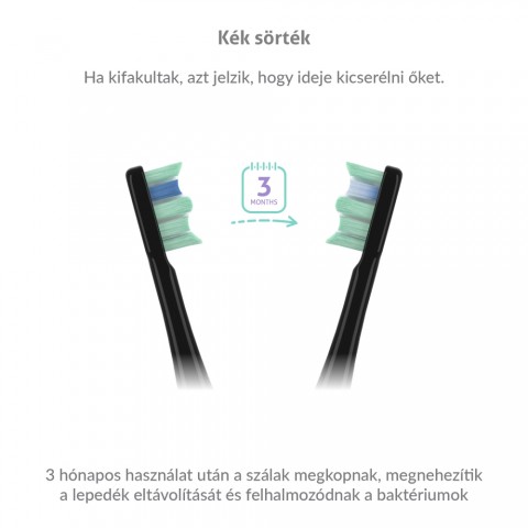 TrueLife SonicBrush Clean30 Black Elektromos fogkefe fekete