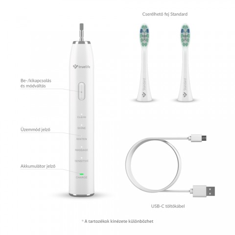 TrueLife SonicBrush Clean30 Elektromos fogkefe