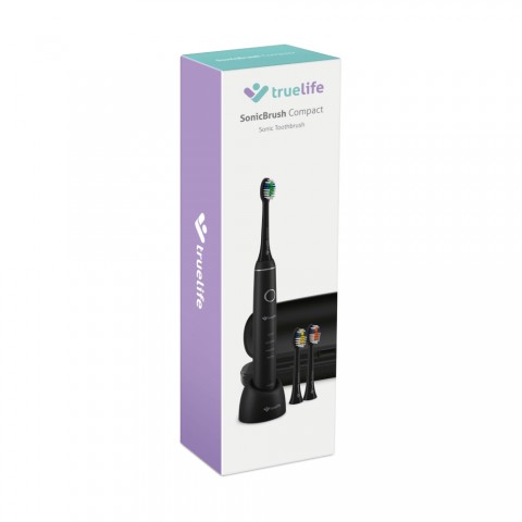 TrueLife SonicBrush Compact Black Elektromos fogkefe fekete