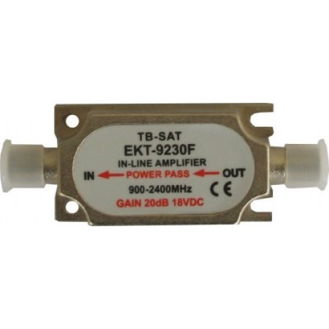 EKT-9230F inline műholdas antenna erősítő
