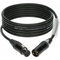 Klotz M1 mikrofonkábel színkódolással XLR 3p mama/papa fekete Neutrik csatlakozók - 15m