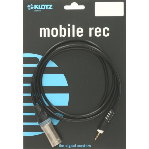 Klotz Összekötő adapter ellenállás mátrixszal XLR 3p papa - 3,5 mm mini Jack dugó 3p - 3m