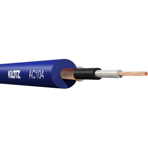 Klotz Koaxiális aszimmetrikus profi audió / hangszerkábel - vezető réteg - PVC - 100m
