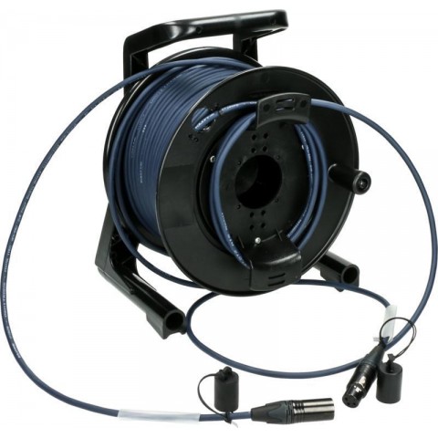 Klotz dupla árnyékolt AES és DMX kábeldob - PUR XLR 3p mama/papa Neutrik - 80m