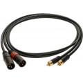 Klotz RCA - XLR papa kábel aranyozott érintkezőkkel - 0,9m
