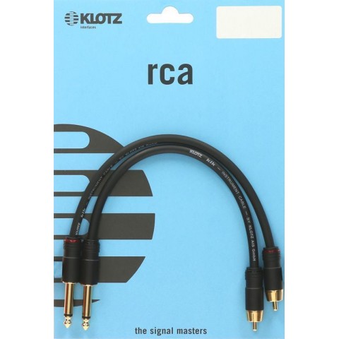 Klotz RCA - Jack kábel aranyozott érintkezőkkel - 1,5m