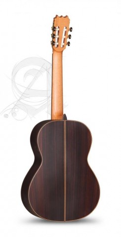 Alhambra Gitár Német lucfenyő tömör indiai rózsafa ébenfa fogólap Tokkal