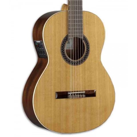 Alhambra Gitár 1 C cédrus mahagóni indiai rózsafa fogólap. Szegélyezett Fishman előerősítő (E2)