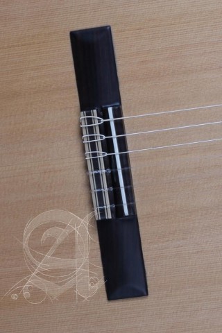 Alhambra Gitár 3 OP cédrus mahagóni indiai rózsafa fogólap. Szegélyezett.