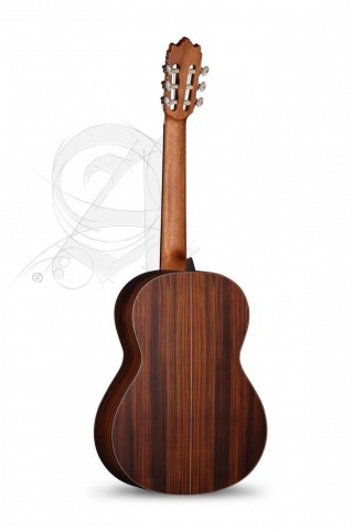 Alhambra Gitár 4 OP cédrus indiai rózsafa ébenfa fogólap.