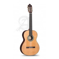 Alhambra Gitár Német lucfenyő indiai rózsafa ébenfa fogólap átlátszó pick guard.