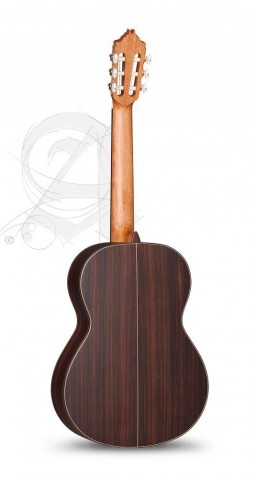 Alhambra Gitár Német lucfenyő indiai rózsafa ébenfa fogólap átlátszó pick guard.