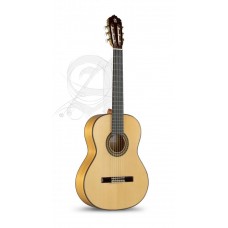 Alhambra Gitár Német lucfenyő tömör ciprusfa ébenfa fogólap átlátszó pick guard.