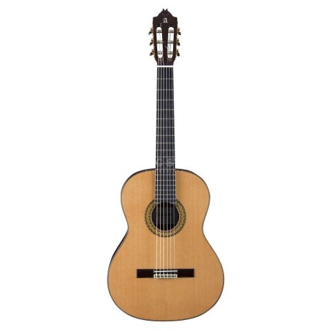 Alhambra Gitár 9 P Német lucfenyő tömör indiai rózsafa (koncert méret) ébenfa fogólap. Tokkal