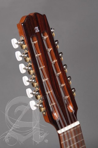 Alhambra Gitár B-3 C Cédrus mahagóni indiai rózsafa fogólap.