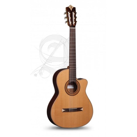 Alhambra Gitár CS-1 CW E1 Cédrus tömör mahagóni indiai rózsafa fogólap. Rácsos nyakpálca.