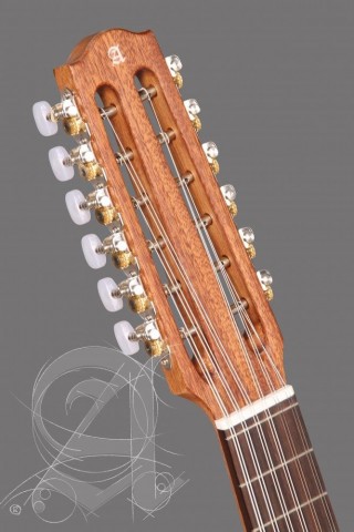 Alhambra Gitár L-2 OP Cédrus mahagóni Indiai rózsafa fogólap