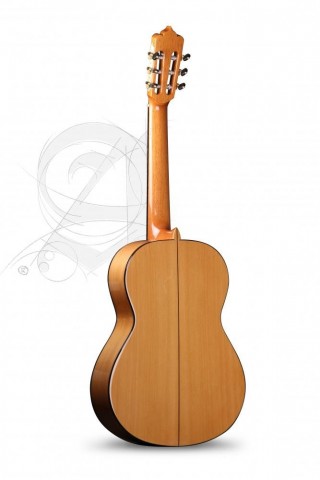 Alhambra Gitár Mengual&Margarit Flamenco Ciprés Német lucfenyő tömör ciprusfa (flamenco) Tokkal
