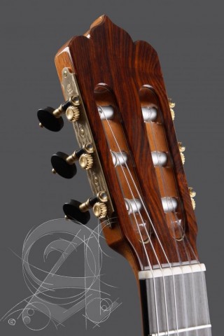 Alhambra Gitár Mengual&Margarit Flamenco Ciprés Német lucfenyő tömör ciprusfa (flamenco) Tokkal