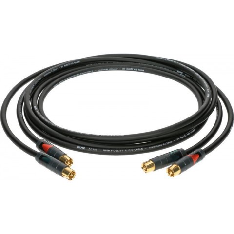 Klotz audiofil csúcsminőségű RCA kábel - 5m