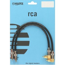Klotz high-end RCA kábel pipa RCA dugókkal és aranyozott érintkezőkkel - 0,3m