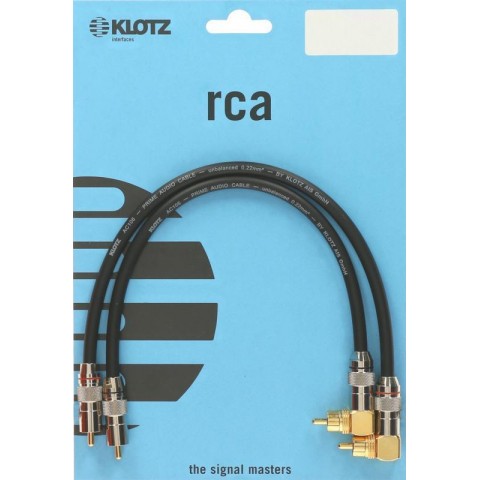 Klotz high-end RCA kábel pipa RCA dugókkal és aranyozott érintkezőkkel - 5m