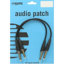 Klotz aszimmetrikus patch kábel készlet Jack csatlakozóval - 0,6m