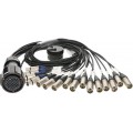 Klotz OT1000 - RMP 54p mama - 12x XLR papa / 4x XLR mama 16-cs. - digitális fanout - PVC - 1,2m