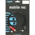 Klotz TRS 3,5 mm - 2x RCA Y-kábel - könnyű - 3m