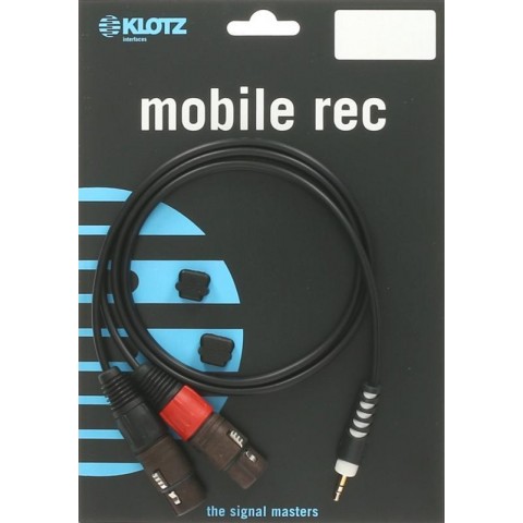 Klotz TRS 3,5 mm - 2x XLR mama Y-kábel - könnyű - 2m