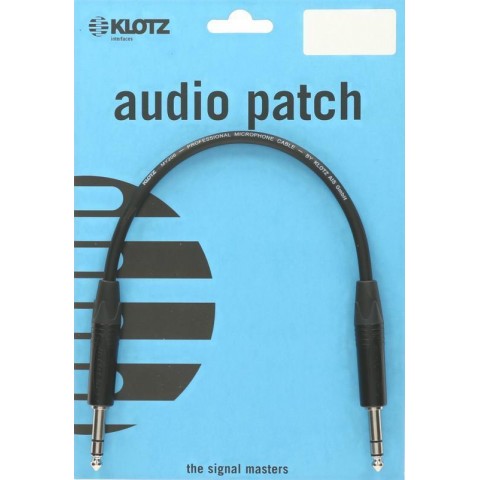 Klotz pro analóg audiokábel - szimmetrikus fémcsatlakozókkal Neutrik - 0,3m