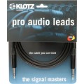 Klotz pro analóg audiokábel - szimmetrikus fém Neutrik csatlakozók - 2m