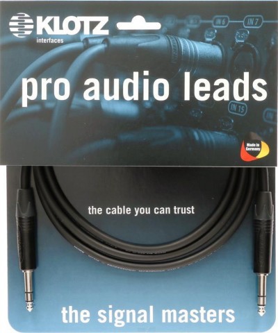 Klotz pro analóg audiokábel - szimmetrikus fém Neutrik csatlakozók - 5m