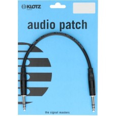 Klotz pro analóg audiokábel - szimmetrikus fém Klotz csatlakozók - 0,3m