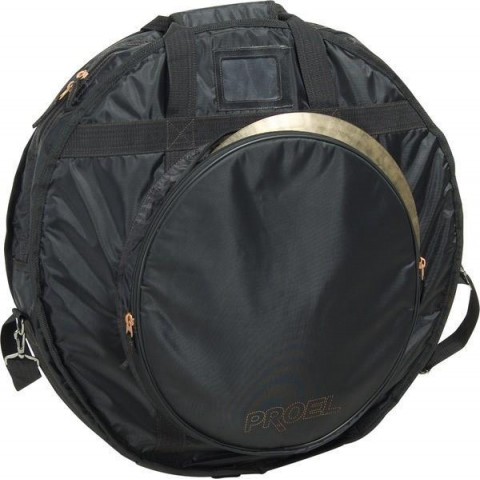 PROEL Tok cintányérhoz 10 mm szivacs 420D nylon fekete dobverő és splash tányér tartó zsebek