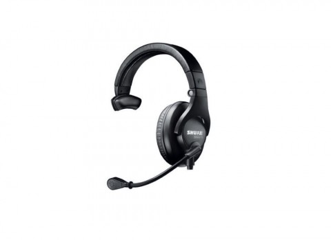 SHURE Egyoldalas zárt broadcast headset fejhallgató+mikrofon kábel nélkül!