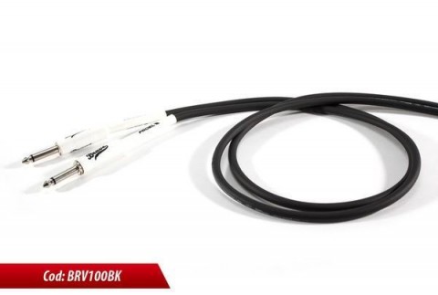 PROEL Hangszerkábel 5 m fekete 2x 6,3 mm mono jack dugó