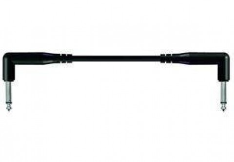 PROEL Hangszerkábel 0,3 m fekete 2x6,3 mm mono pipa jack dugó öntött PROEL Hangszerkábel 0,3 m fekete 2x6,3 mm mono pipa jack dugó öntött