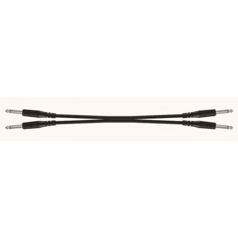 PROEL Hangszerkábel 1,8 m sztereó fekete 2 x 6,3 mm mono jack dugó + 2 x 6,3 mm mono jack dugó