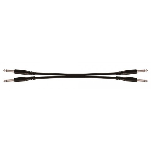 PROEL Hangszerkábel 3 m sztereó fekete 2 x 6,3 mm mono jack dugó + 2 x 6,3 mm mono jack dugó