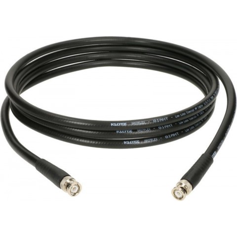 Klotz High end 50 ohmos koaxkábel - GA27FLEX óriás Damar & Hagen BNC csatlakozókkal - 4m