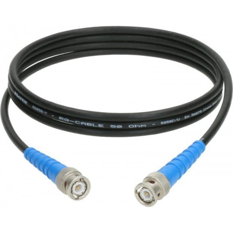 Klotz flexibilis 50 ohmos koaxkábel - RG58C/U BNC csatlakozóval Telegärtner - 0,3m