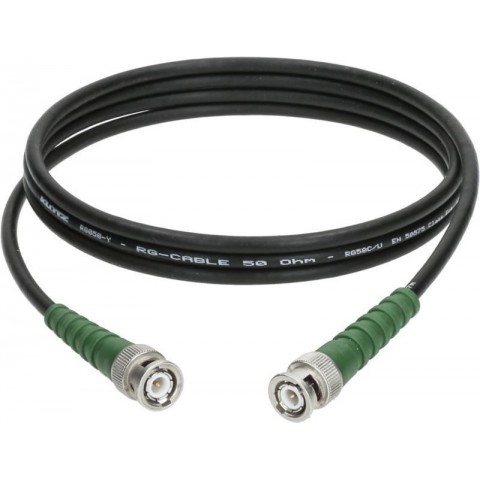 Klotz flexibilis 50 ohmos koaxkábel - RG58C/U Telegärtner BNC csatlakozókkal - 10m
