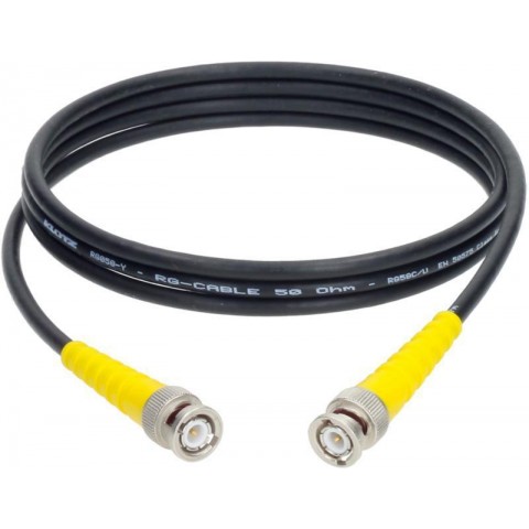 Klotz flexibilis 50 ohmos koaxkábel - RG58C/U BNC csatlakozóval Telegärtner - 0,3m