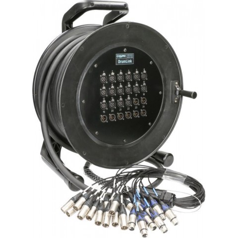 Klotz DrumLink 16/8 - 16x XLR 3p mama/papa + 8x XLR 3p papa/mama 24-cs. analóg dob - 30m