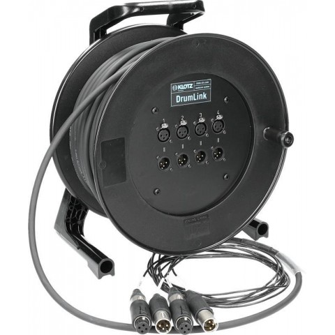 Klotz DrumLink 4/4 - 4||4 convertCON XLR 3p mama/papa 4 csatornás - analóg csoportkábel dob - 30m