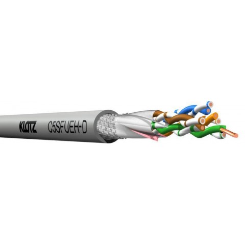 Klotz CAT5e adatkábel AWG 24/1 - SF/UTP - FRNC Dca
