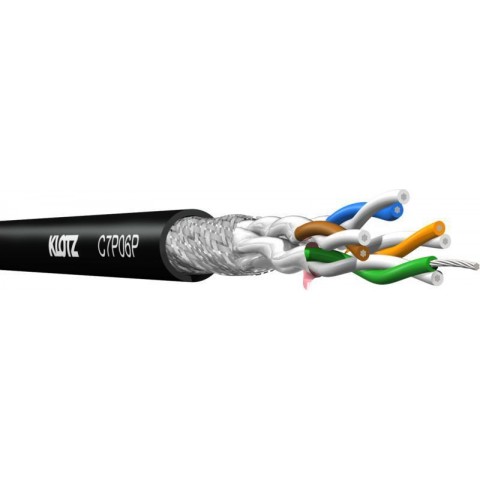 Klotz CAT7 patch kábel AWG 26/7 - S/FTP - 600 MHz - PUR - 500m